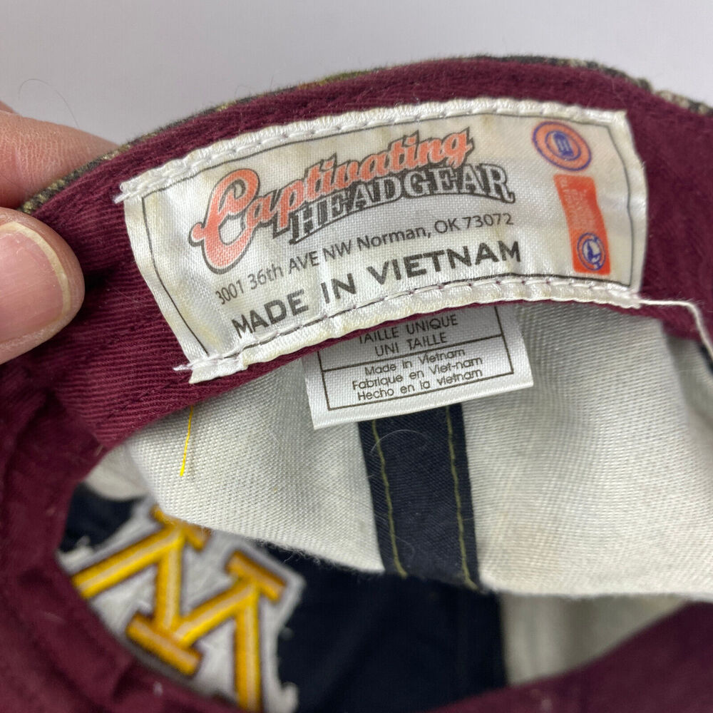 University of Minnesota Hat Ballcap Camo Embroidered Logo Golden Gophers Hunting - Picture 7 of 7
